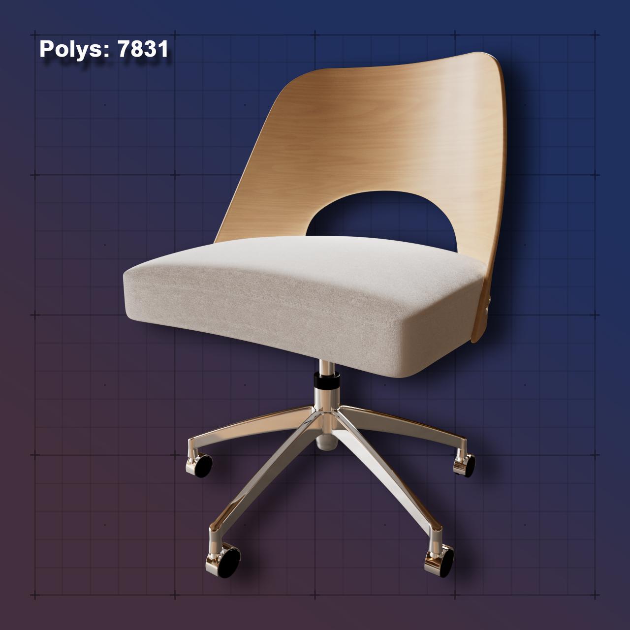 haily chair 3D model for Cinema 4D