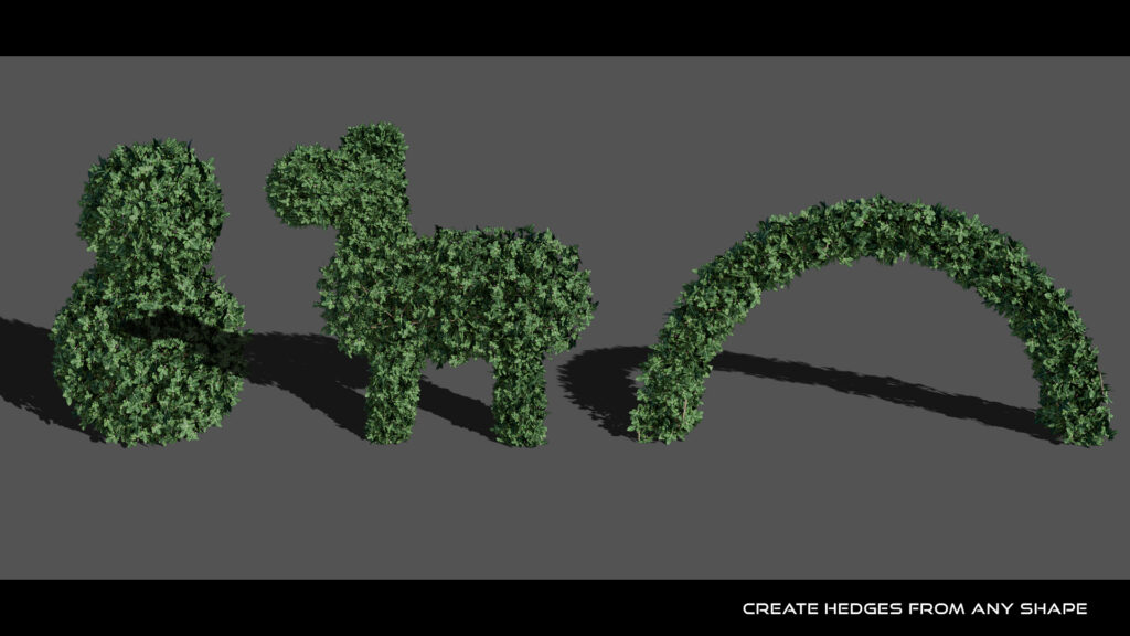 Ivygen+ hedge shape scene
