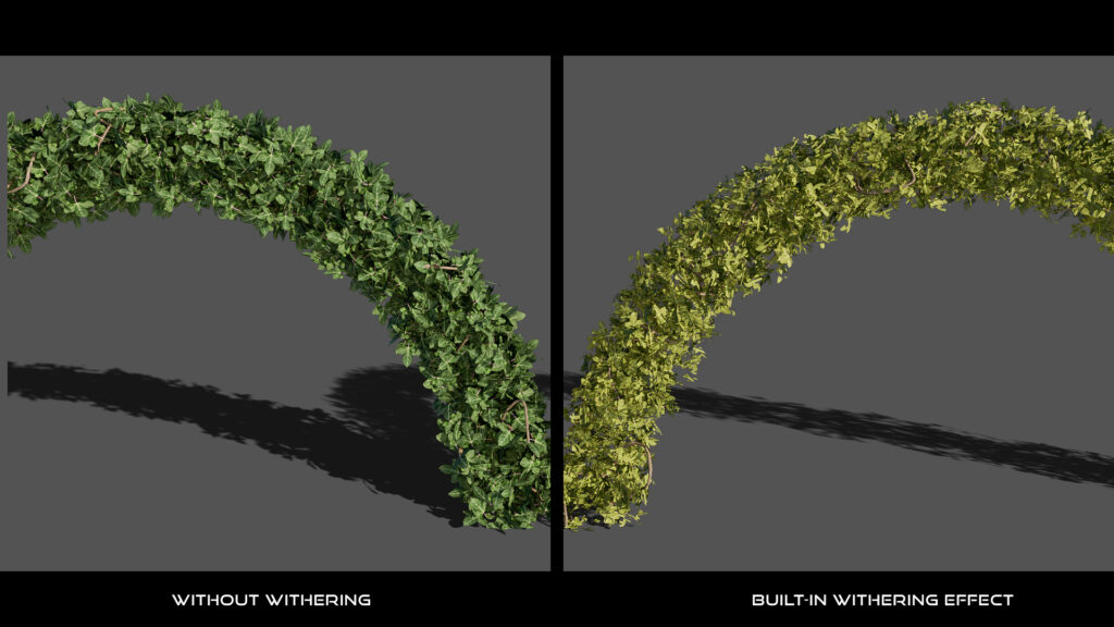 Ivygen+ withering scene