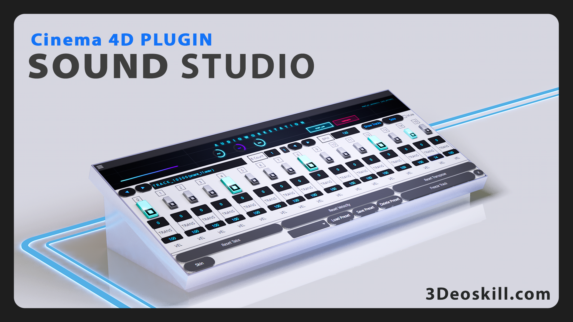 Sound Studio Cover bright